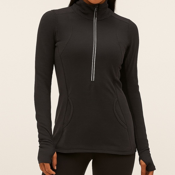 Lululemon Black Striped Define Jacket Size 4